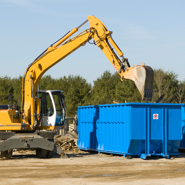 are there any restrictions on where a residential dumpster can be placed in Orange MA